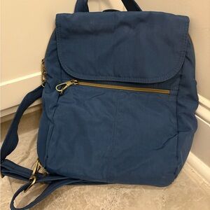 Travel on Blue Women's Backpack
